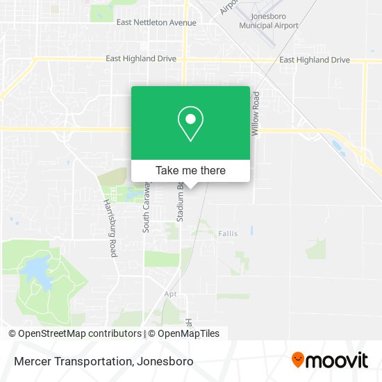 Mercer Transportation map