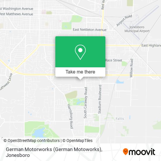 Mapa de German Motorworks (German Motoworks)