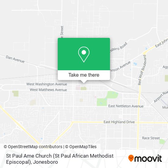 Mapa de St Paul Ame Church (St Paul African Methodist Episcopal)