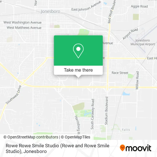 Rowe Rowe Smile Studio map