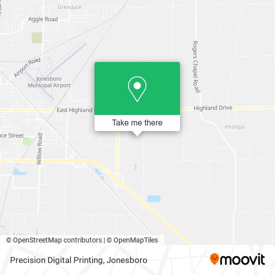 Mapa de Precision Digital Printing