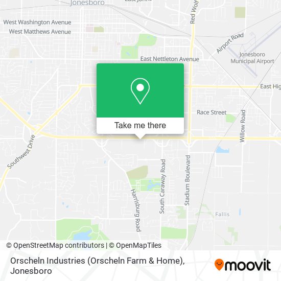 Mapa de Orscheln Industries (Orscheln Farm & Home)
