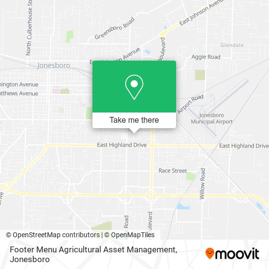 Mapa de Footer Menu Agricultural Asset Management