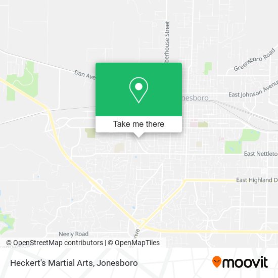 Mapa de Heckert's Martial Arts