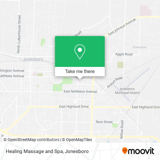 Healing Massage and Spa map