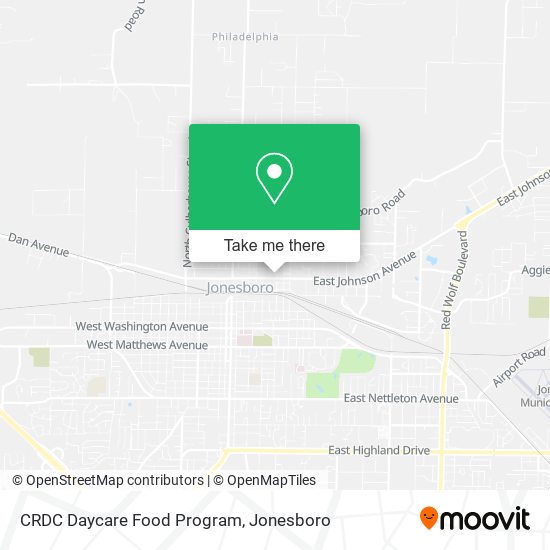 CRDC Daycare Food Program map