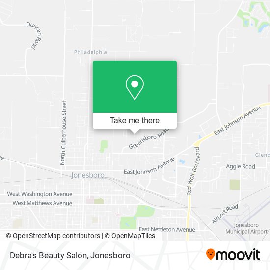 Debra's Beauty Salon map