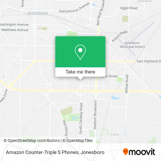 Amazon Counter-Triple S Phones map