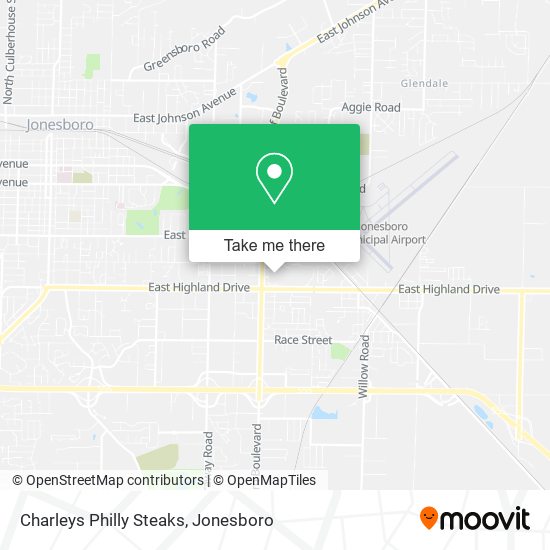 Charleys Philly Steaks map