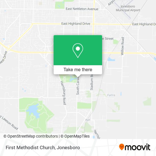 First Methodist Church map