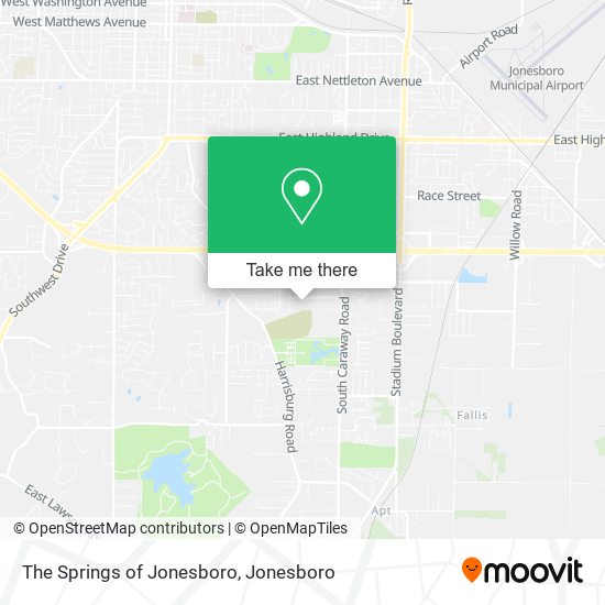 Mapa de The Springs of Jonesboro