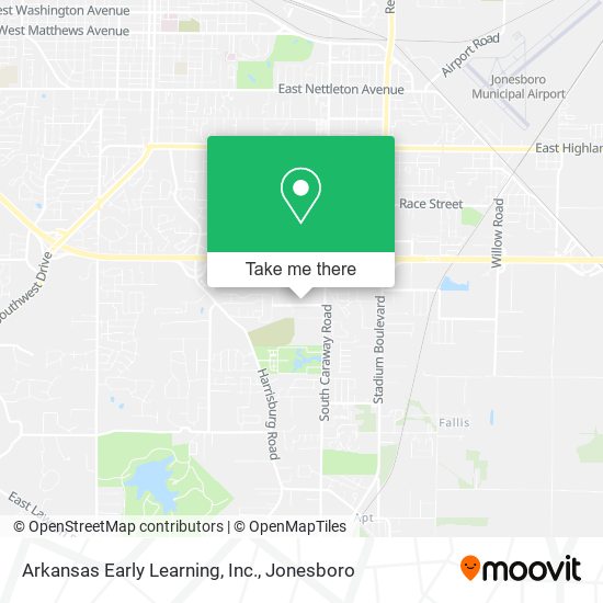 Mapa de Arkansas Early Learning, Inc.