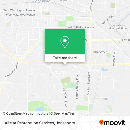 Allstar Restoration Services map