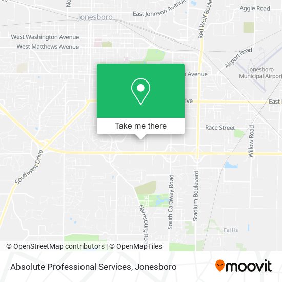 Absolute Professional Services map