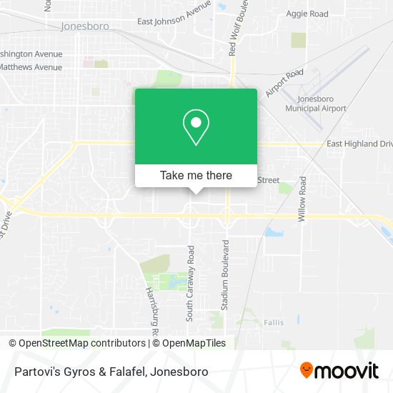 Partovi's Gyros & Falafel map