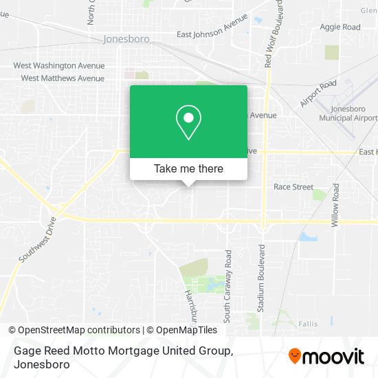 Gage Reed Motto Mortgage United Group map