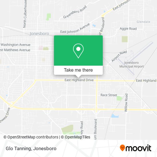 Mapa de Glo Tanning