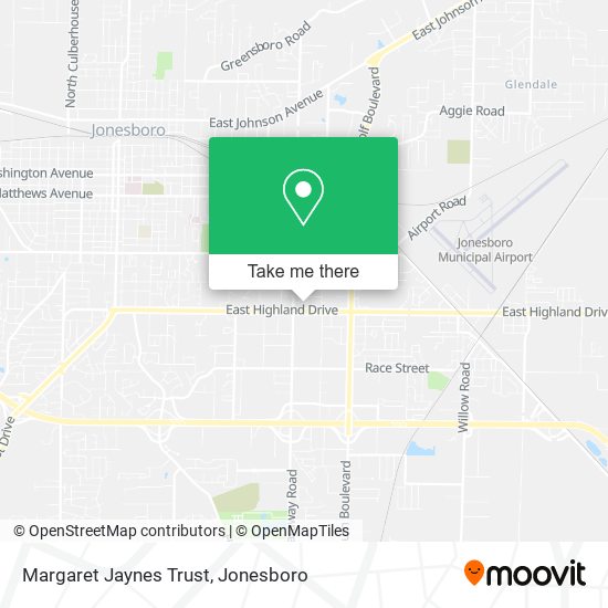 Margaret Jaynes Trust map