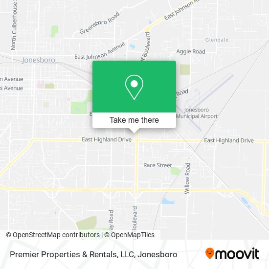 Premier Properties & Rentals, LLC map