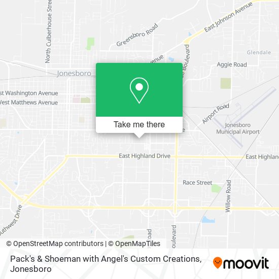 Mapa de Pack's & Shoeman with Angel's Custom Creations