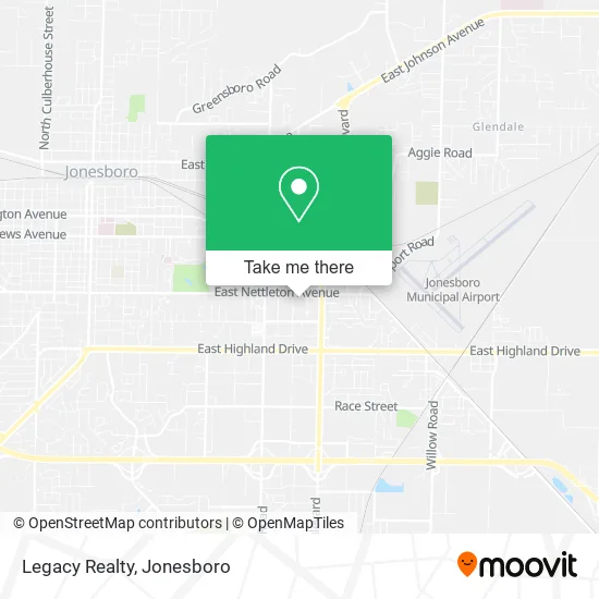 Legacy Realty map