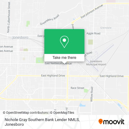 Nichole Gray Southern Bank Lender NMLS map