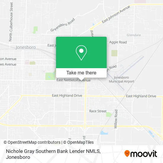 Nichole Gray Southern Bank Lender NMLS map