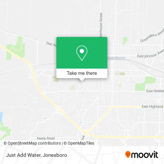 Mapa de Just Add Water