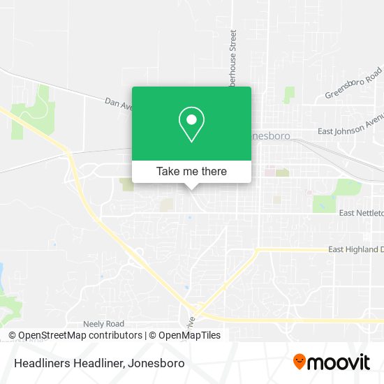 Mapa de Headliners Headliner