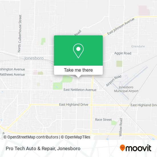 Pro Tech Auto & Repair map