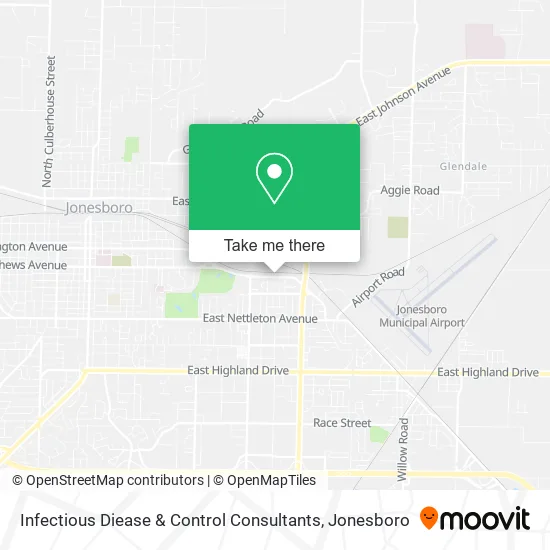 Infectious Diease & Control Consultants map
