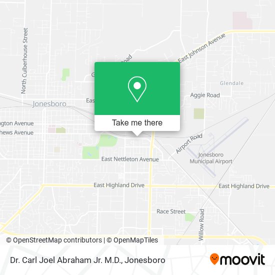 Dr. Carl Joel Abraham Jr. M.D. map