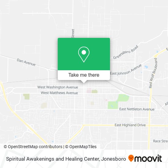 Mapa de Spiritual Awakenings and Healing Center