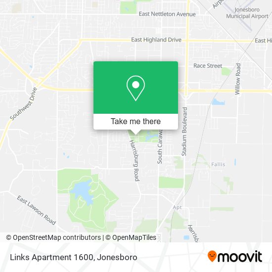 Links Apartment 1600 map