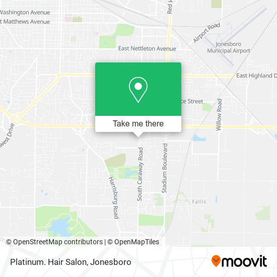Platinum. Hair Salon map