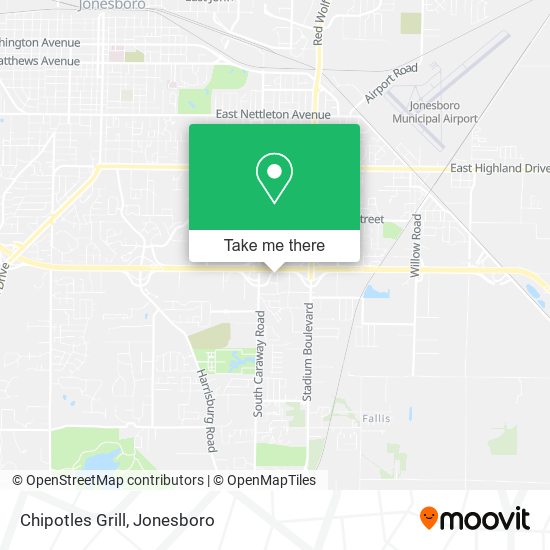 Mapa de Chipotles Grill