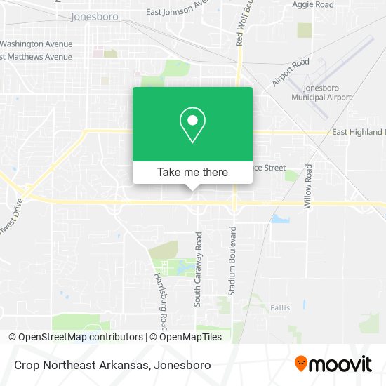 Mapa de Crop Northeast Arkansas