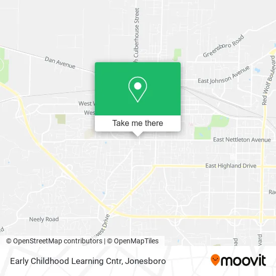 Mapa de Early Childhood Learning Cntr