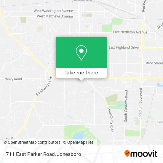 711 East Parker Road map