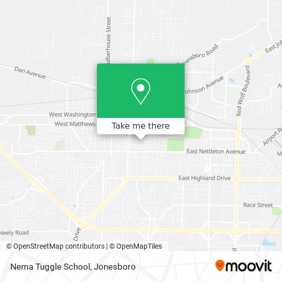 Nema Tuggle School map