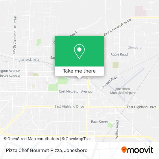 Pizza Chef Gourmet Pizza map