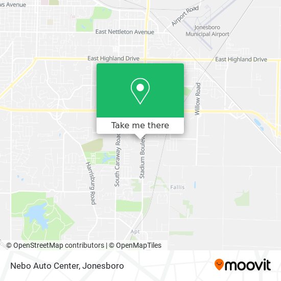 Mapa de Nebo Auto Center