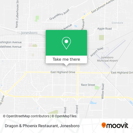 Dragon & Phoenix Restaurant map