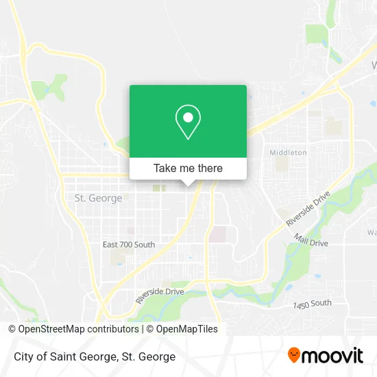 City of Saint George map