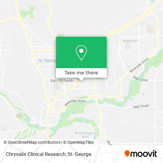 Chrysalis Clinical Research map