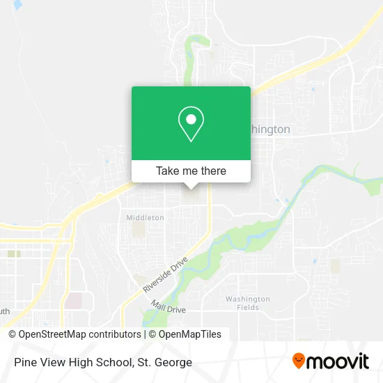 Pine View High School map