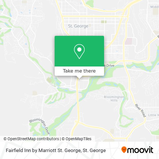 Fairfield Inn by Marriott St. George map