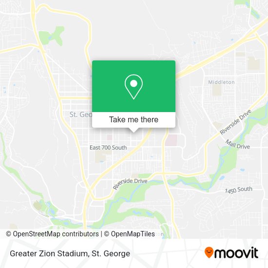 Mapa de Greater Zion Stadium