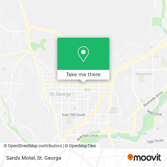 Sands Motel map