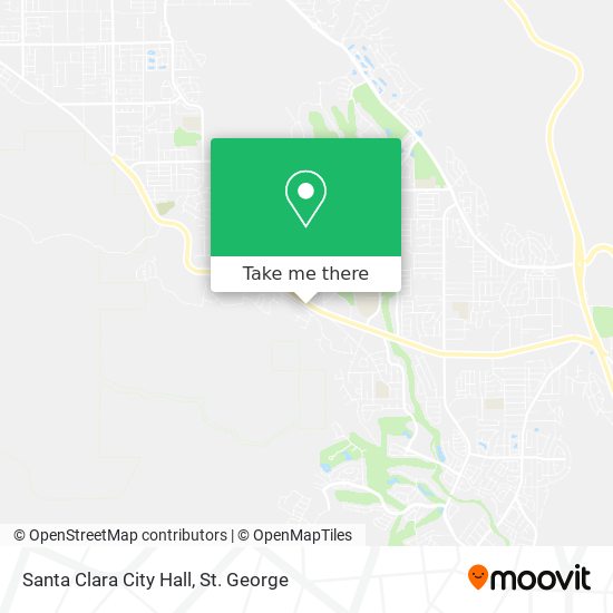 Santa Clara City Hall map